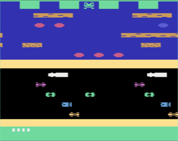 2 Pak Special Yellow: Star Warrior / Frogger - Screenshot - Gameplay Image