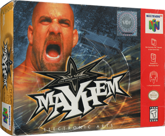 WCW Mayhem - Box - 3D Image