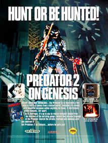 Predator 2 - Advertisement Flyer - Front Image