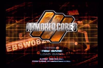 Armored Core 3 - Screenshot - Game Title Image