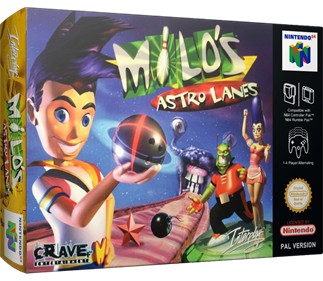 Milo's Astro Lanes - Box - 3D Image