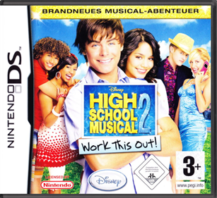 High School Musical 2: Work This Out! - Box - Front - Reconstructed Image