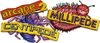 Arcade Classic 2: Centipede / Millipede - Clear Logo Image