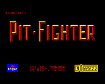 Pit-Fighter - Screenshot - Game Title Image