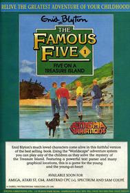 The Famous Five: Five on a Treasure Island - Advertisement Flyer - Front Image