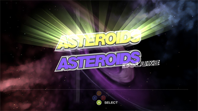 Asteroids & Deluxe - Screenshot - Game Title Image