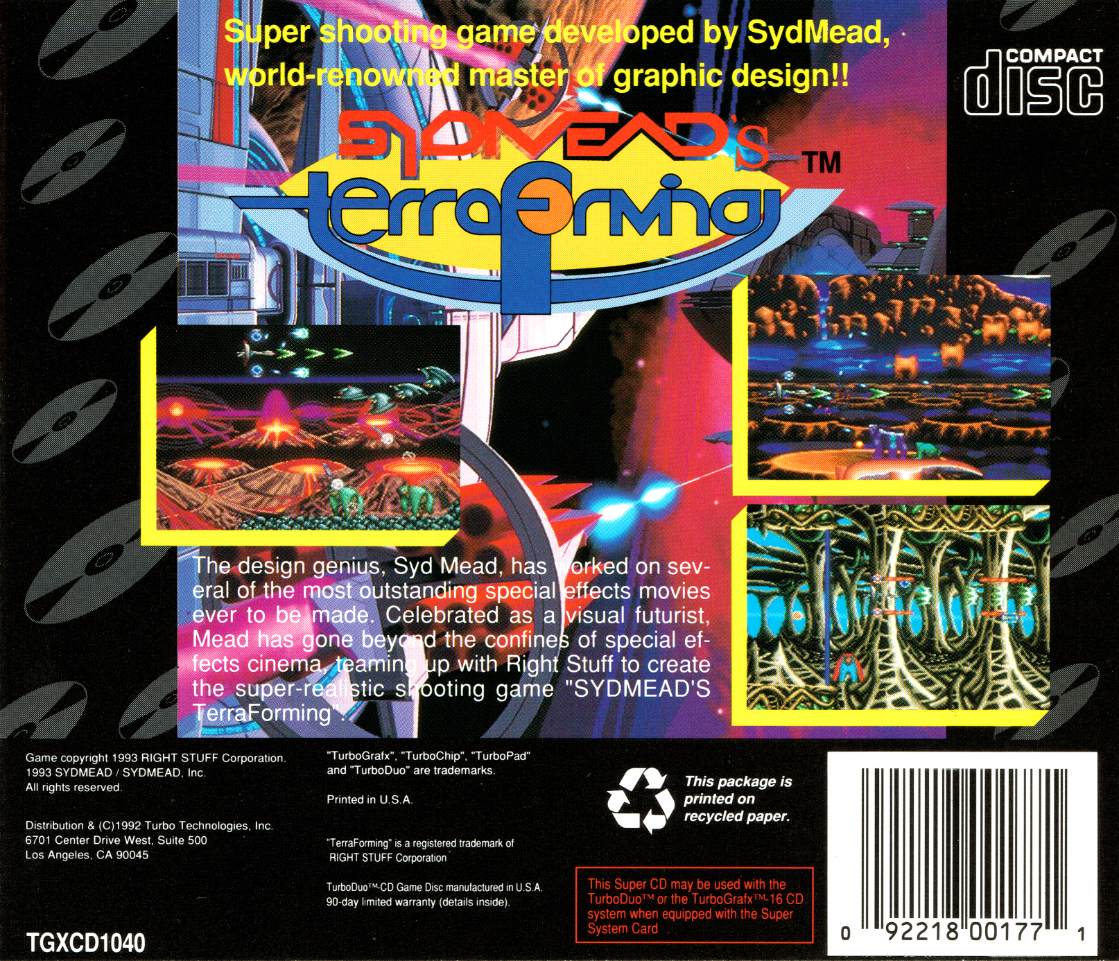 その他 Syd Mead KRONOLOGI CD-ROM Syd Mead KRONOLOG Complete Art Set ( 2 BOOKS + 3 LD ) | eBay