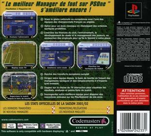LMA Manager 2002 - Box - Back Image