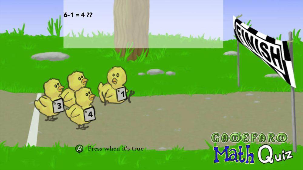 Gamefarm Math Quiz