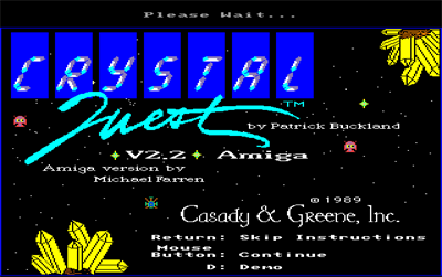 Crystal Quest - Screenshot - Game Title Image