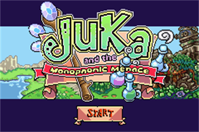Juka and the Monophonic Menace - Screenshot - Game Title Image
