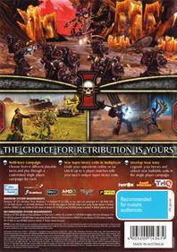 Warhammer 40,000: Dawn of War II: Retribution - Box - Back Image