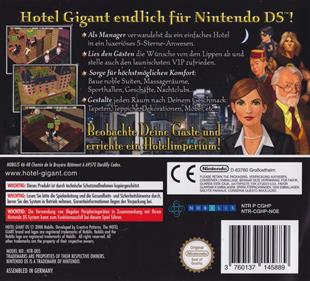 Hotel Giant DS - Box - Back Image