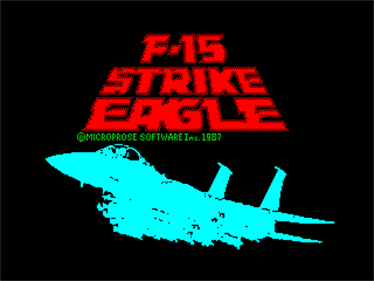 F-15 Strike Eagle  - Screenshot - Game Title Image