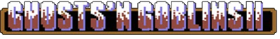 Ghosts'n Goblins II - Clear Logo Image