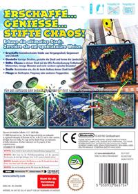 SimCity Creator - Box - Back Image