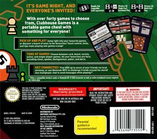 Clubhouse Games - Box - Back Image