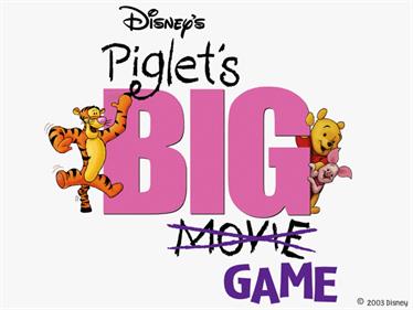 Piglet's Big Game - Screenshot - Game Title Image