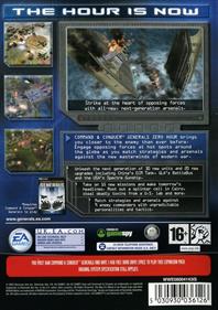 Command & Conquer: Generals: Zero Hour - Box - Back Image
