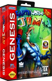 Earthworm Jim - Box - 3D Image