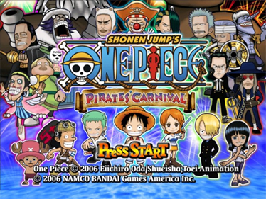 Shonen Jump's One Piece: Pirates' Carnival - Screenshot - Game Title Image