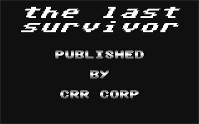 The Last Survivor - Screenshot - Game Title Image