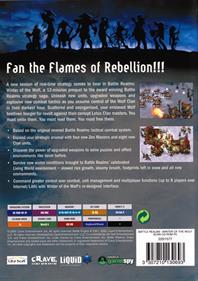 Battle Realms: Winter of the Wolf - Box - Back Image