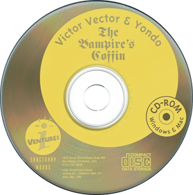 The Awesome Adventures of Victor Vector & Yondo: The Vampire's Coffin - Disc Image