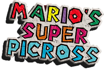 Mario no Super Picross - Clear Logo Image