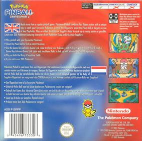 Pokémon Pinball: Ruby & Sapphire - Box - Back Image