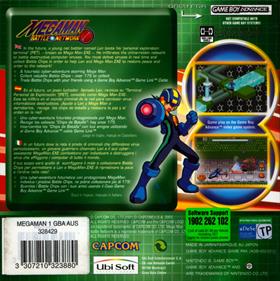 Mega Man Battle Network - Box - Back Image