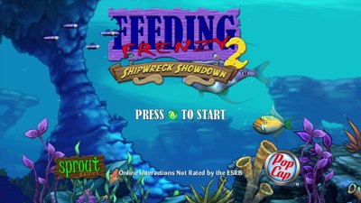 Feeding Frenzy 2: Shipwreck Showdown - Screenshot - Game Title Image
