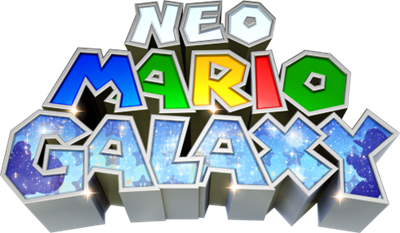 Neo Mario Galaxy - Clear Logo Image