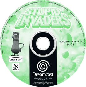 Stupid Invaders: The Epic Adventure of Five Incredibly Stupid Aliens - Disc Image