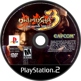 Onimusha 3: Demon Siege - Disc Image