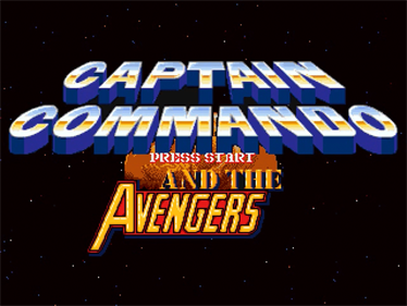 Captain Commando and the Avengers - Screenshot - Game Title Image