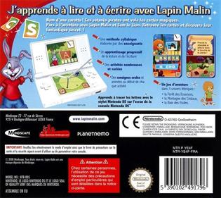 Lapin Malin: j'apprends à lire et à écrire - Box - Back Image