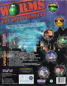 Worms: The Directors Cut - Box - Back Image