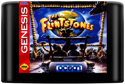 The Flintstones (Ocean Software) - Cart - Front Image