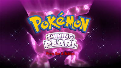 Pokémon Shining Pearl - Screenshot - Game Title Image