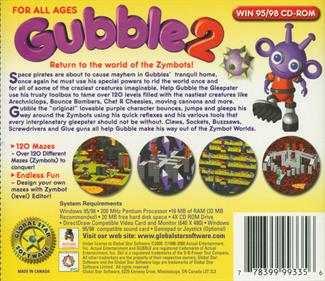 Gubble 2 - Box - Back Image