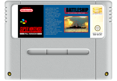 Super Battleship: The Claasic Naval Combat Game - Fanart - Cart - Front Image