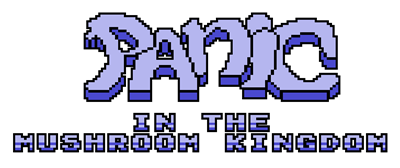 Panic in the Mushroom Kingdom - Clear Logo Image