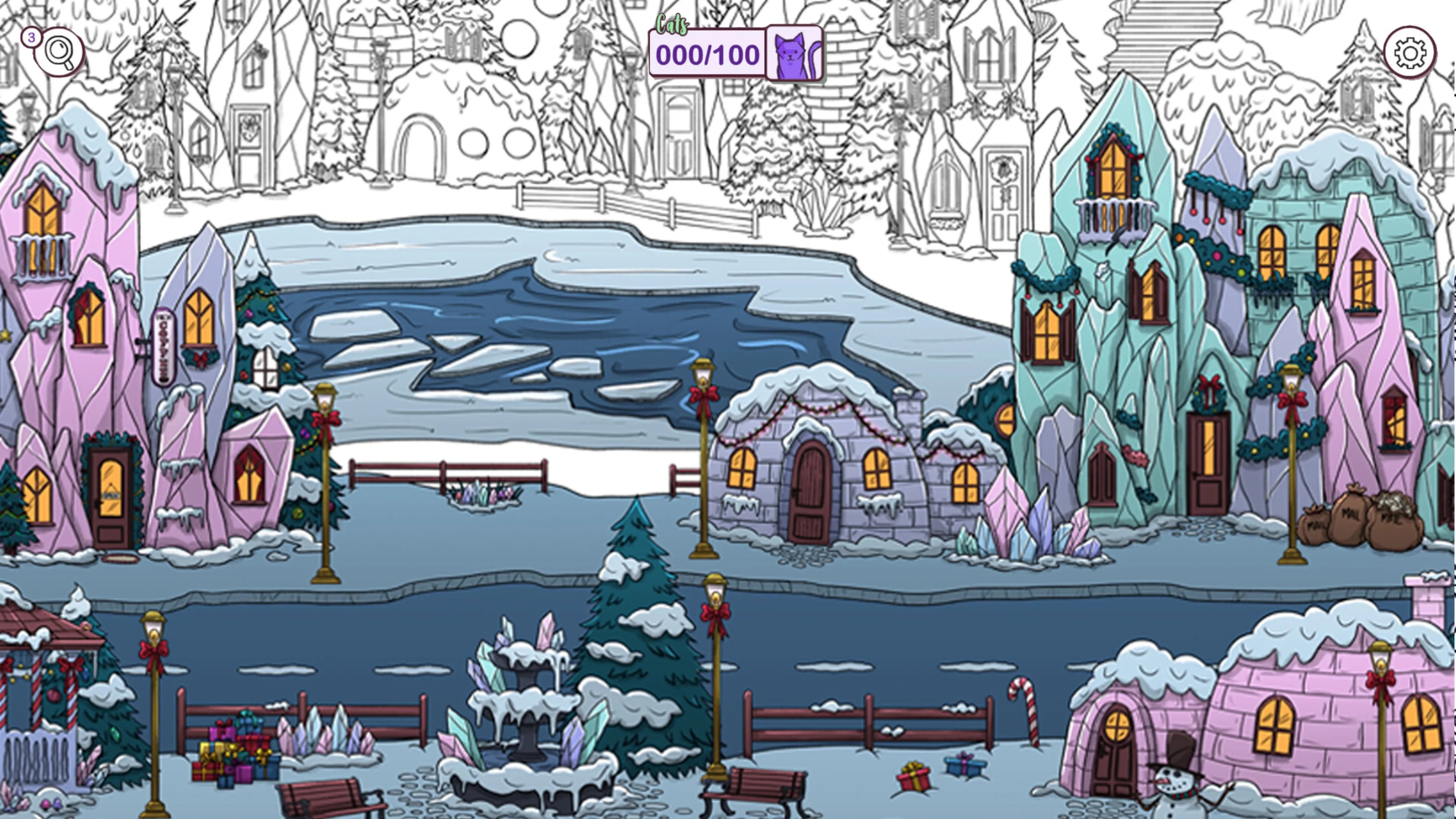 Hidden Cats in Santa's Realm