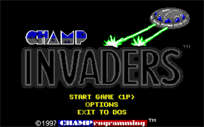 CHAMP Invaders - Screenshot - Game Title Image