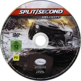 Split/Second - Disc Image