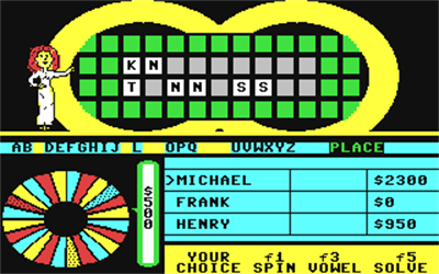 Wheel of Fortune: New Second Edition - Screenshot - Gameplay Image