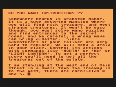 The Cranston Manor Adventure - Screenshot - Gameplay Image