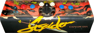 Strider - Arcade - Control Panel Image