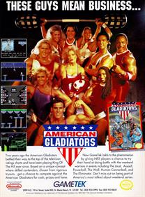 American Gladiators - Advertisement Flyer - Front Image